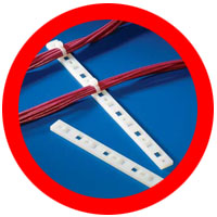 cable tie mounting plates